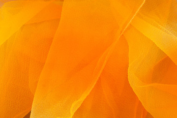 Orange and yellow textile