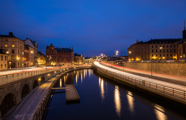 Stockholm's Old Town (Gamla Stan) at Twilight, Sweden