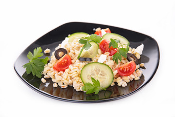 wheat grain and vegetables