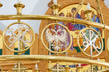 Byzantine signs in the church