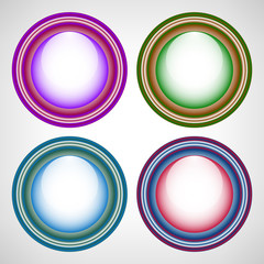 Color buttons. Set 4