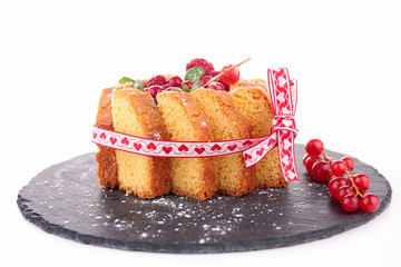 pastry and berries