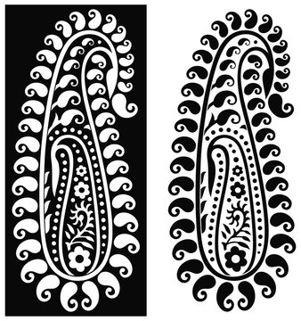 Ornamental paisley design