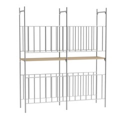 realistic 3d render of scaffolings