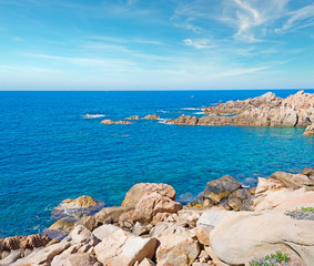 rocks on a clear day