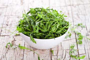 rucola in a bowl