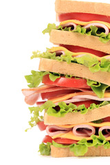 Fresh toast sandwich.