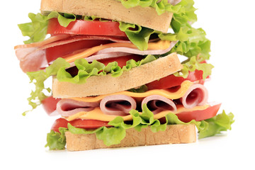 Fresh toast sandwich.