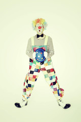 Hüpfender Clown