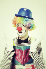 Staunender Clown