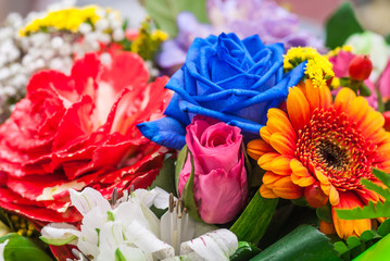 Mazzo di fiori, bouquet auguri