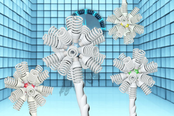 Energiesparlampen - 3d Render