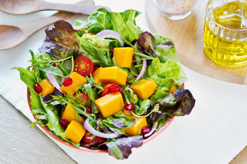 Mango and Pomegranate salad