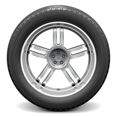 Obraz premium Vector Car Wheel