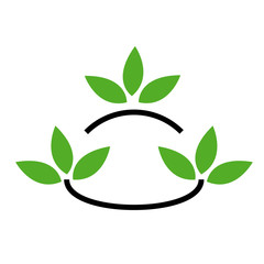 Abstract drawing of plantlets- Logo for affoerstation