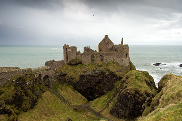Fototapeta na wymiar Dunluce zamek - Irlandia Północna