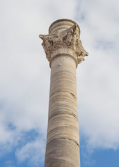 Roman antique column in Brindisi