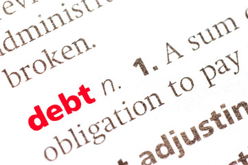 Definition of  debt