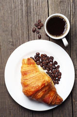 Croissants and coffee