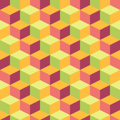 abstract retro geometric pattern
