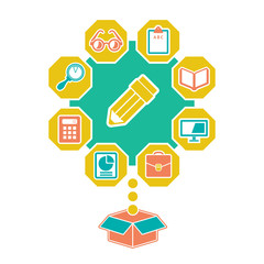 Flat concept of education and infobusiness