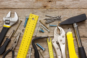 Assorted work tools