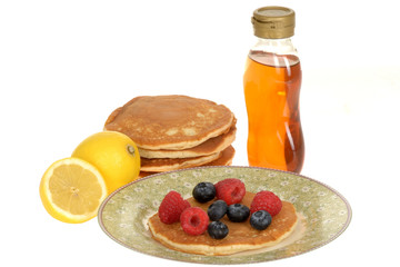 Pancakes with Fresh Berries