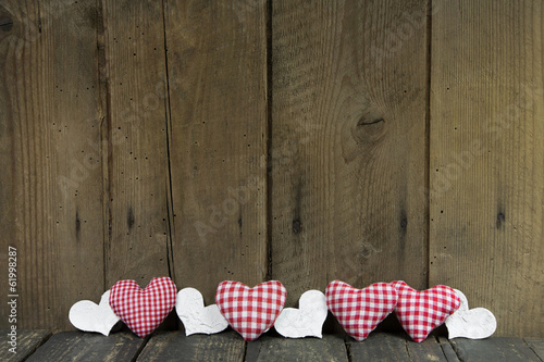 Fototapete Hintergrund Mit Holz Und Herzen In Rot Weiss Kariert Fototapeten Jeanette Dietl
