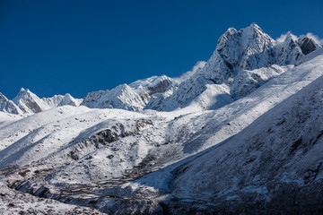 Beautiful landscape of Himalayas mountains