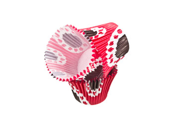 Fluted colored Paper Cake Cases