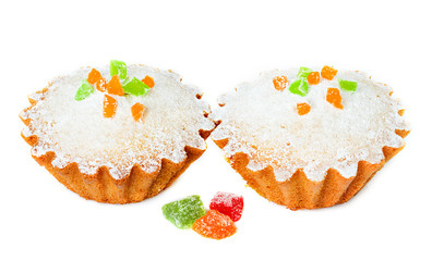 muffins, cupcakes, isolated