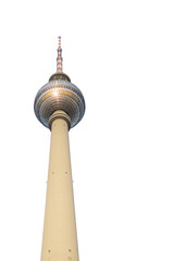 Berlin Fernsehturm Alexanderplatz Freisteller
