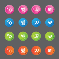 SEO icons,vector