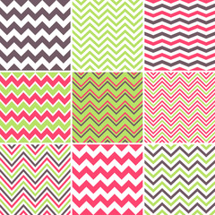 Chevron seamless patterns