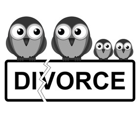 Representation of family divorce or break up