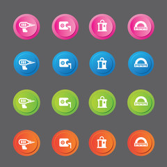 Constructor icons,building icons,vector