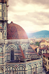 Fototapeta na wymiar View from Santa Maria del Fiore, Florence