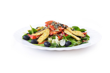 Fresh spinach salad