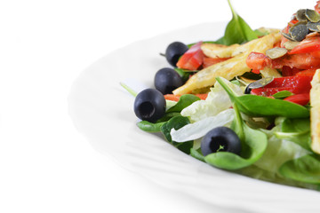 Fresh spinach salad