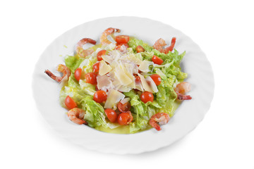 Salad with seafood