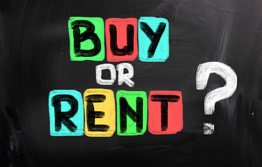 Buy Or Rent Concept