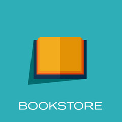 Vector flat Logo book