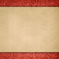 Double-layered background template