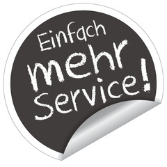 Einfach mehr Service!