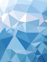 Background texture triangle geometry blue snow mountain top