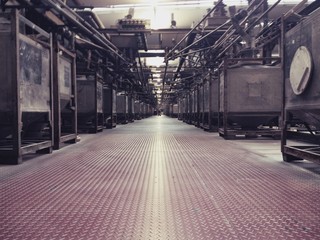 walkway in factory