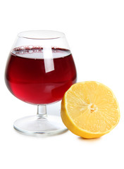 Strawberries whit lemon