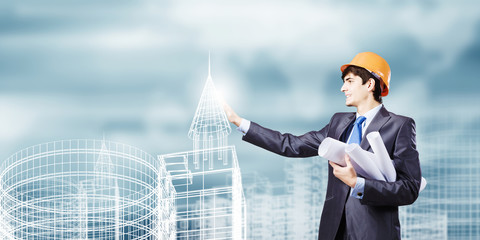 Fototapeta premium Construction concept