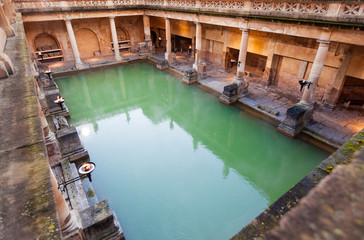 The Great Bath at the Roman Baths