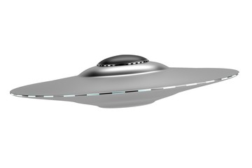 Obraz na płótnie Canvas realistic 3d render of UFO